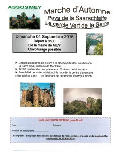 Marche d'automne organisée par l''Assos Mey