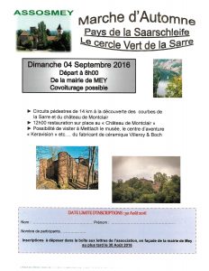 Marche d'automne organisée par l''Assos Mey